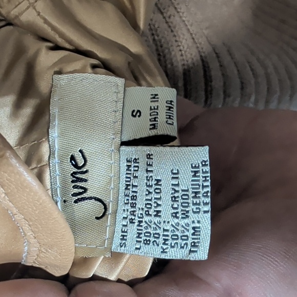 June Rabbit Fur Reverseable Jacket - Picture 3 of 7